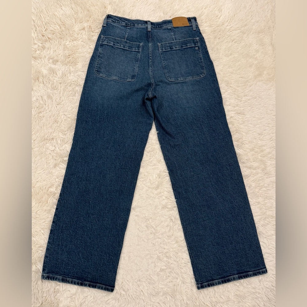 Madewell The Perfect Vintage Wide-Leg Jeans 29 Clemens Wash High Rise Button Fly - Picture 7 of 11